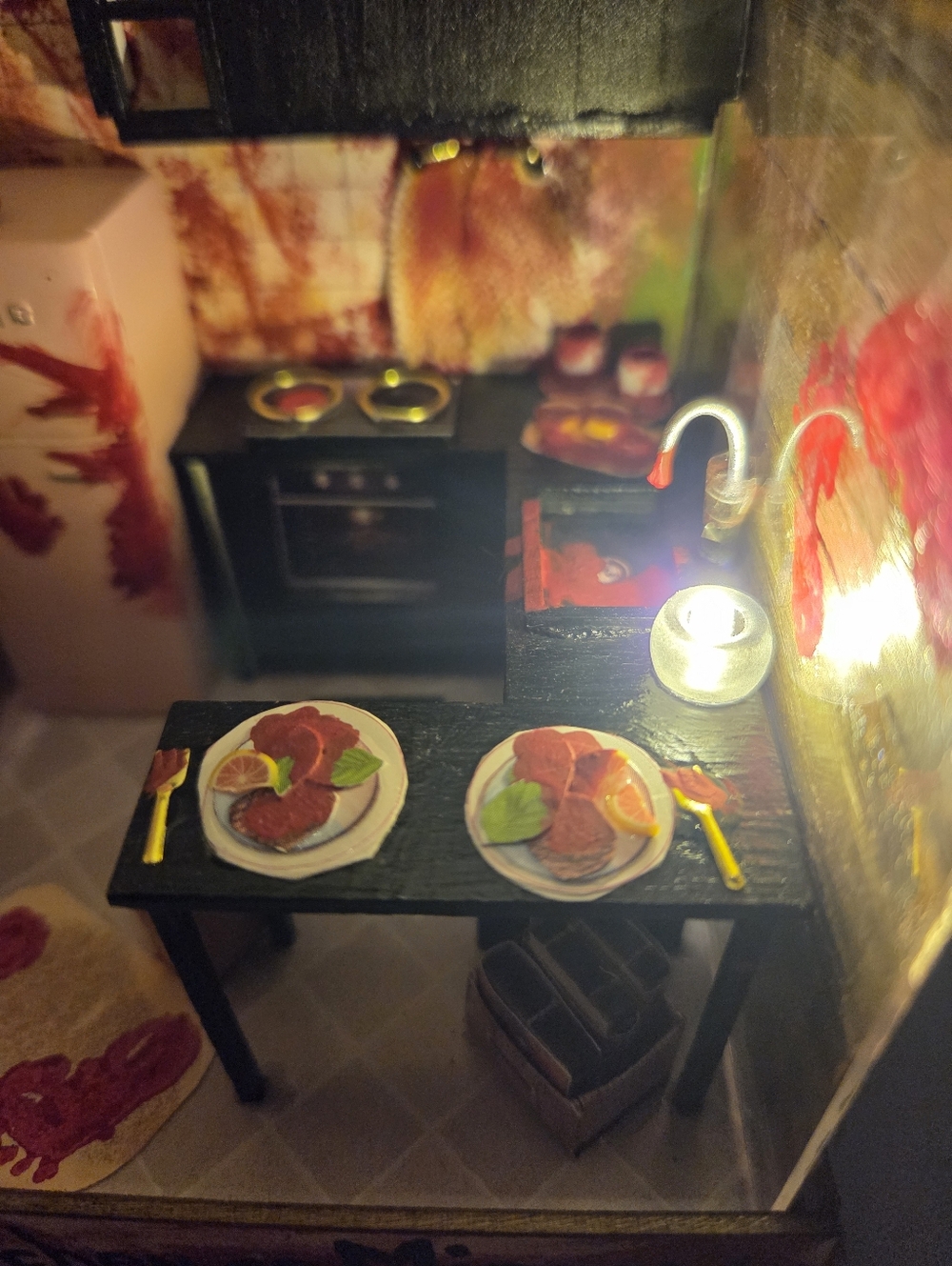 Creepy Cool Mini Diy Kitchen Room Art - Picture 8 of 9